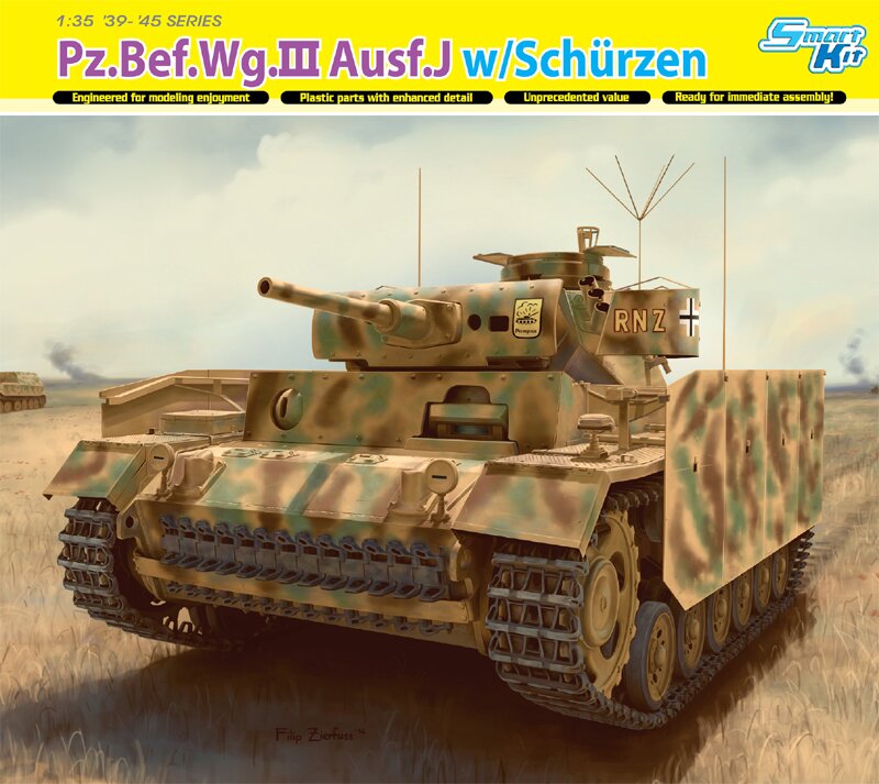 модель ТАНК Pz.Bef.Wg.lll Ausf.J